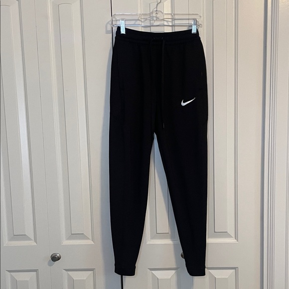 Nike Men’s Black Sweatpants with White Logo - Picture 1 of 11